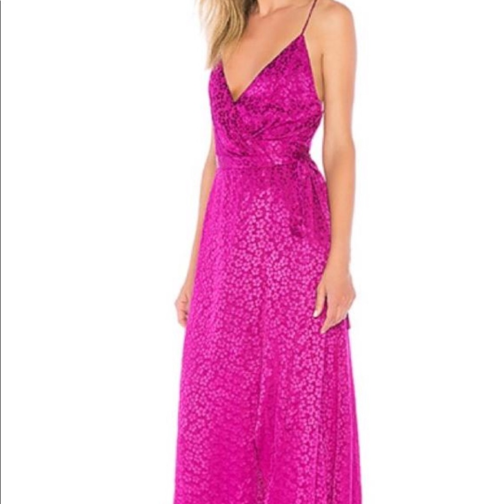 Maxi Dress in Magenta Medium